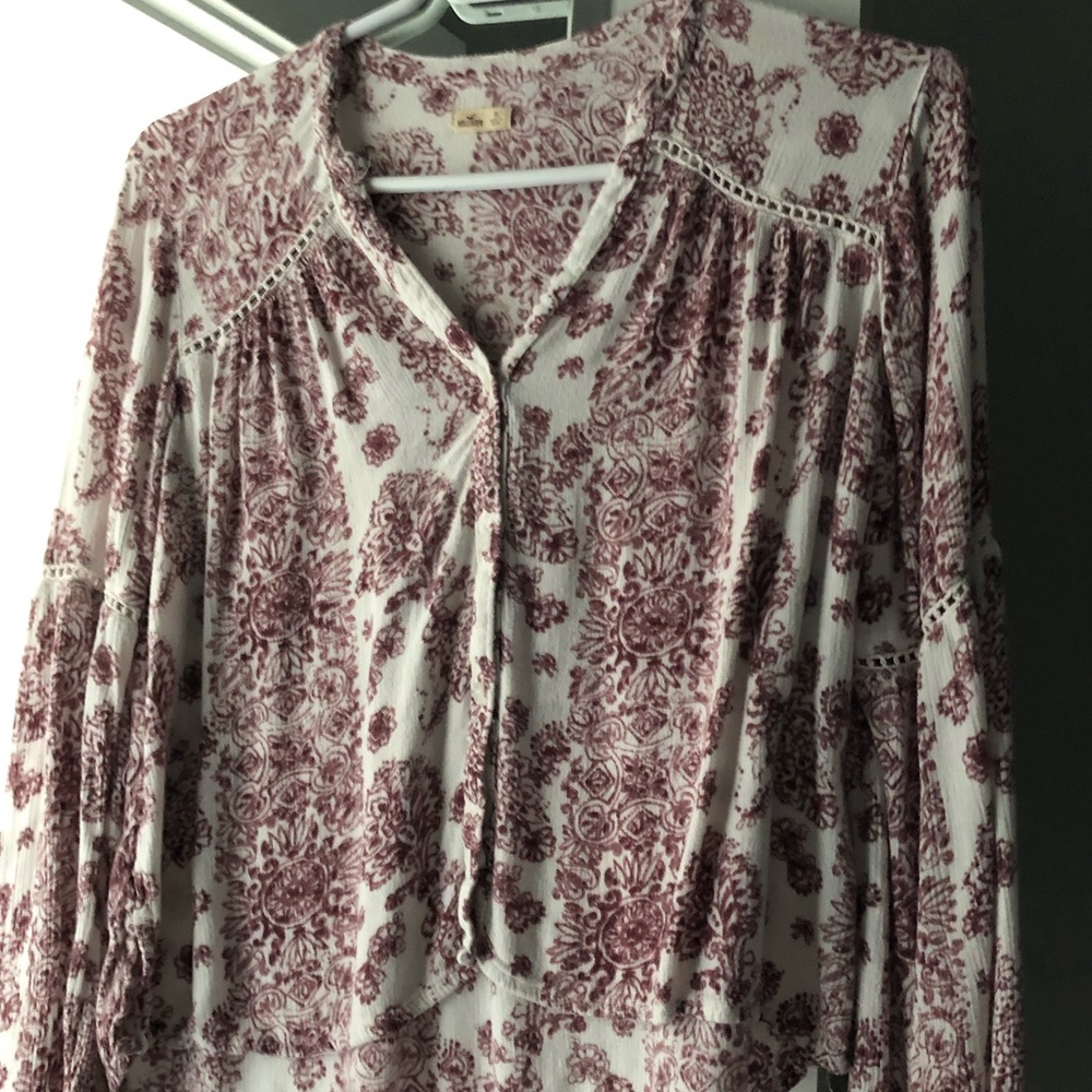 Hollister Floral Blouse